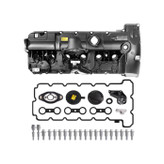 درب سوپاپ بی ام و موتور N52N (پلاستیکی) کد فنی 11127552281 برند CBP به همراه واشردرب سوپاپ و پیچ ها