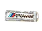 بج یا نوشته M Power بی ام و برند CBP در دو رنگ کروم و مشکی