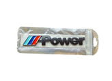 بج یا نوشته M Power بی ام و برند CBP در دو رنگ کروم و مشکی
