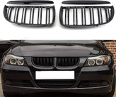 جلوپنجره دولاین بی ام و E90 سدان مشکی پیانویی برند WENDERPART